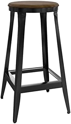 DHP Kelsey Kitchen Island with 2 Stools, Gray