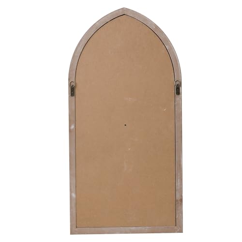SOFE Arched Window Framed Bulletin Board Large, 35 × 18 Inches Linen Pin Board, Farmhouse Decorative Bulletin Board, Notice Photo Display Board for Home, Wood Cathedral Wall Decor by SOFE - Image 8