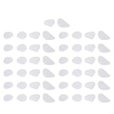 ciottoli luminosi auto-luminosi, 50 pezzi, per vialetto da giardino, acquario, acquario, sentiero esterno, vialetto, aiuola, vaso per piante grasse e giardino notturno (bianco)
