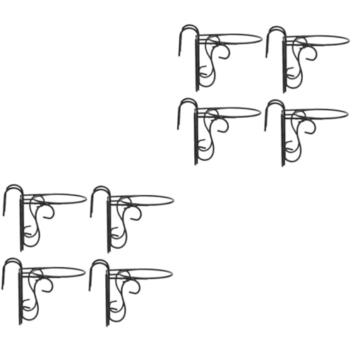 Support pot de fleurs suspendu balcon rack porte plantes extérieur x8 - 2