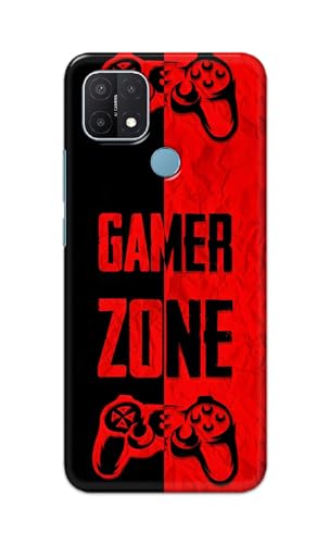 Image of Printed Hard Back Cover Case for Oppo A15 | Oppo A15s Back Cover (Gamer Zone) -1111