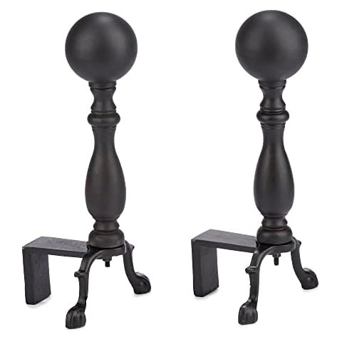 Uniflame Black Ball Andirons Cover