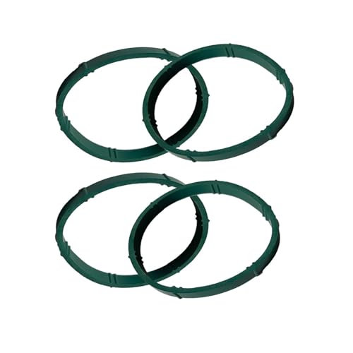 ORAMAI 06A133398F 4 Stück 1.6 Motor-Ansaugkrümmerdichtung. Kompatibel mit: VW Golf Mk4 MK5 Polo Jetta Passat B6 Audi A3 Seat Ibiza Leon Toledo