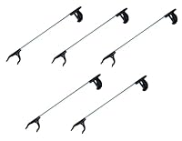 Provance 5 Stück Greifzange für Senioren Müllzange Kinder Müllgreifer Zange Greifer Greifzange Müll Gripzange Müllsammelzange Greifhilfe Gripper Alu 76 cm