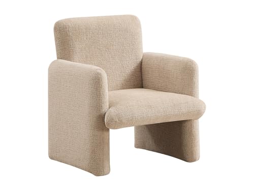 Vente-unique - Fauteuil Enfant en Tissu Chenille Beige MESUTO