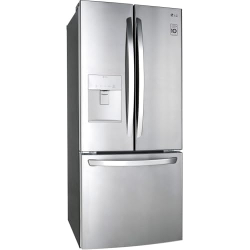 LG LFDS22520S - Refrigerator/Freezer - French Door Bottom Freezer with Water Dispenser - Stainless Steel
