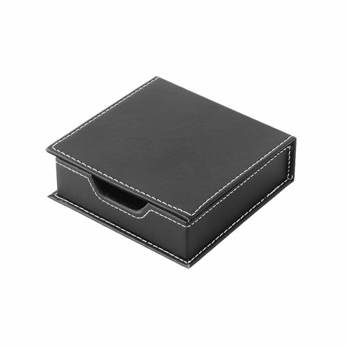 Imagen de Soporte de notas de piel sintética negra