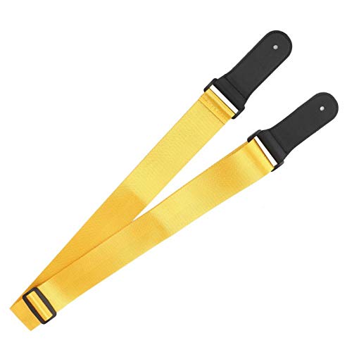 Sangle de guitare réglable, basse électrique acoustique ukulélé ceinture en Nylon bandoulière en cuir tête accessoires d… - Les Beatles, Paul McCartney, John Lennon, RIngo Starr, George Harrison Sangle de guitare réglable, basse électrique acoustique ukulélé ceinture en Nylon bandoulière en cuir tête accessoires d… – Image 4