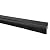 uxcell Door Bottom Sweep H-Shape Aluminum Alloy Base with 0.8-inch Black Nylon Brush 39-inch x 1.6-inch