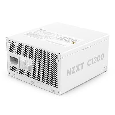 C1200 Gold ATX 3.1 - Alimentatore da gioco per PC completamente modulare a basso rumore - 1200 Watt - 80 PLUS Gold - Connettore 12V-2x6 - Modalità Zero Fan - Condensatori 100% giapponesi - Bianco