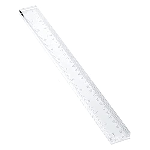 Officegoods 3 Piece Acrylic Desk Set - Includes Ruler, Staple Remover, Scissors - Functional & Elegant Desk Accessories - Stationary Tools For Home, Office, And School - Silver #TOP5