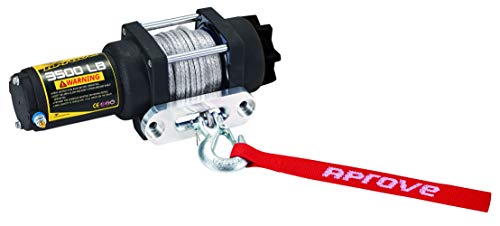 Winche eléctrico ATV/UTV 3500 lbs con cuerda sintética Dyneema miniatura 3