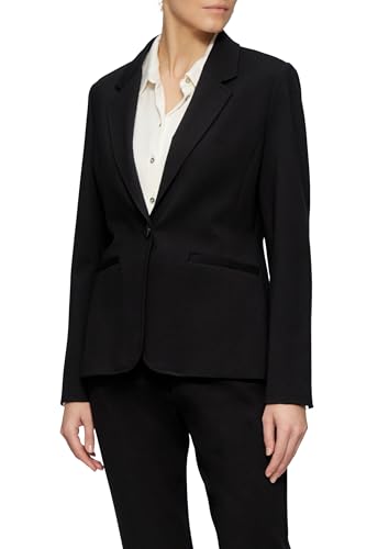 Blouson de costume femme s.Oliver veste d'affaires moderne noire