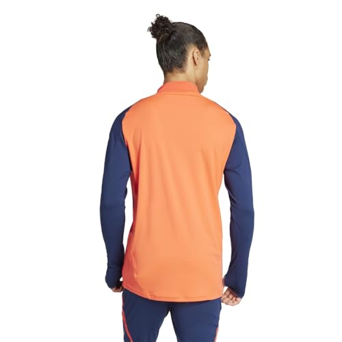 adidas Manchester United Tiro 24 - Camiseta de entrenamiento para hombre 2024 2025, Rojo/índigo, M
