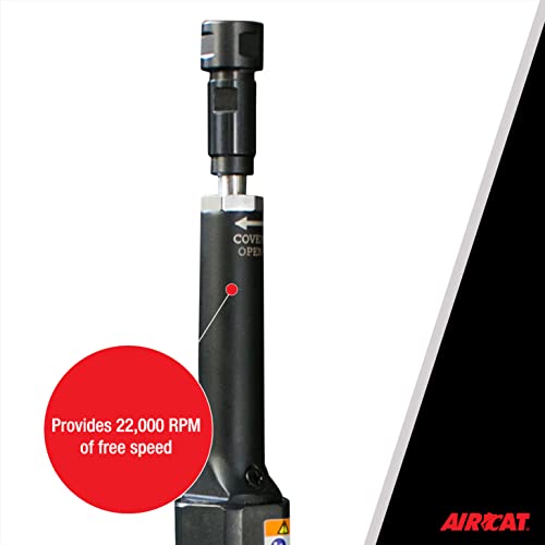 Aircat 6210: .5 Hp Composite Extended Straight Die Grinder 22,000 Rpm #TOP3