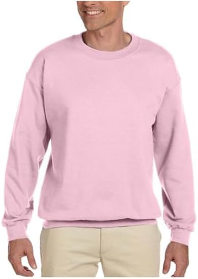 Gildan Felpa Girocollo In Pile Da Uomo, Stile G18000, Heather Sport