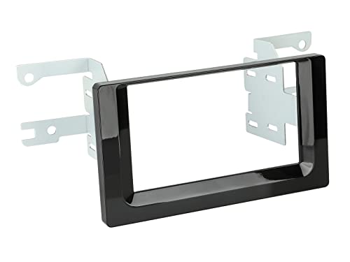 Kit support autoradio noir brillant Toyota Auris - Façade d'intégration console centrale