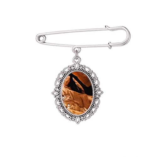 Broche Fallen Nature M : fini les châles qui glissent de votre robe