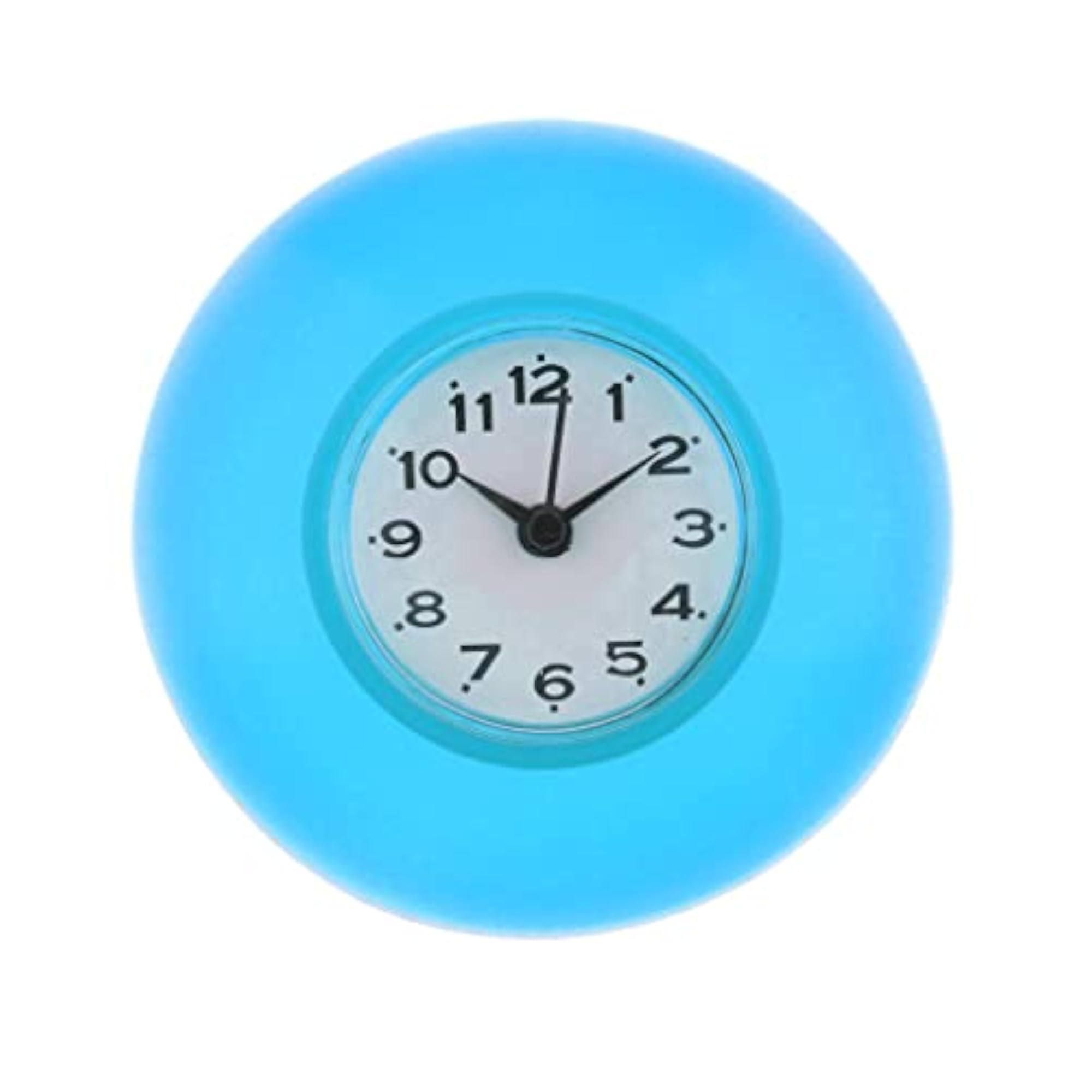 Mini Waterproof Kitchen Bathroom Shower Clock with Suction Cup, White