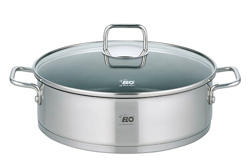 ELO Servierpfanne Citrin 28cm, Edelstahl 18/10 - Induktion, Literskala