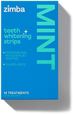 Zimba Teeth Whitening Strips Vegan Whitening Strip Enamel Safe Te...
