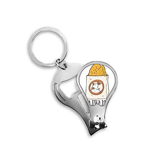 Coupe-ongles de Taiwan avec motif de poulet frit mignon