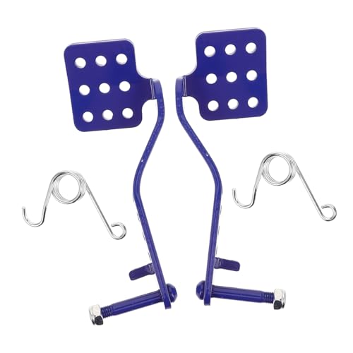 Pédales accélérateur vélo en alliage robuste au design moderne et finition épurée