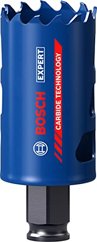 Bosch 1x Sega a tazza EXPERT Multi Material Power Change Plus (per Legno con metallo, Mattone, Ø 38 mm, Professional Accessorio Trapano)