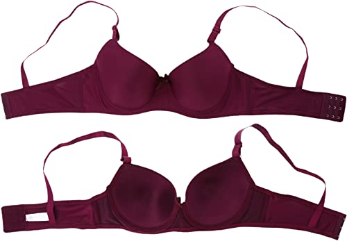 Image of ToBeInStyle Women's Pack of 6 Padded Assorted Styles Supportive Bras Cup Size - A to DDD