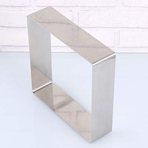 SOIMISS Stainless Steel Square Cake Ring 14 inch Mousse Baking Mould Pastry Cooking Tool Non-stick for Home Kitchen Dessert Preparation Professionals Beginners - Image 4