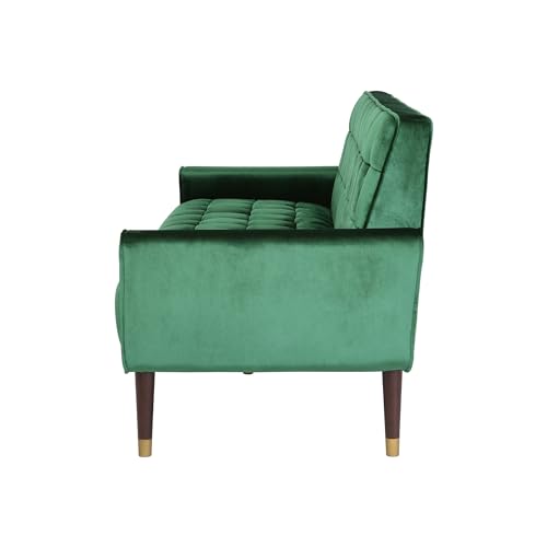 Geelife 70 in. W Square Arms Velvet Straight Sofa,Living room and Study - Thumbnail 7