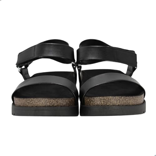 Sandalia Moleca 5500.103 Papete Salto Plataforma Tratorada Feminino