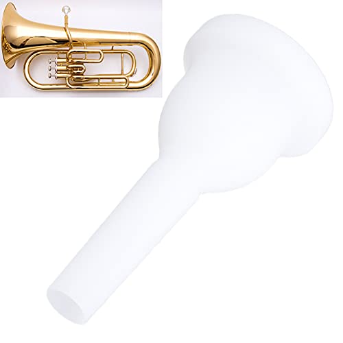 Tuba Mouthpiece, ABS Plastic Horn Mouthpiece Wind Instrument Accessories for Novice Professional Players Plastic Tuba Mouthpiece