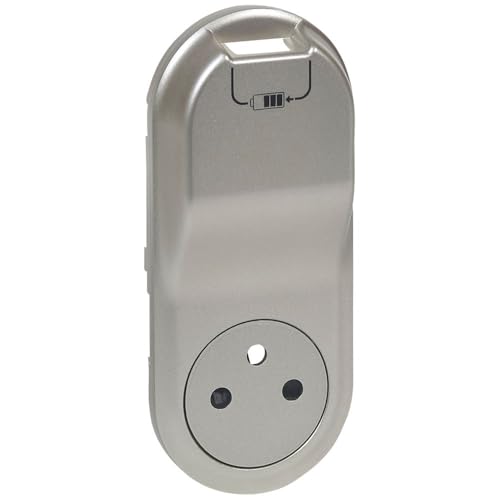 enjoliveur - prise de courant 2p+t + usb- legrand céliane - titane