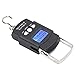 AUNC Bilancia da Pesca, Ampio Display LCD kg Oz Libbra Jin Net Reading Bilancia Elettronica Portatile con Metro a Nastro Nascosto da 3 Piedi per i Viaggi