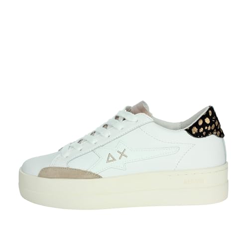 Baskets en cuir pour femme SUN68 idéales pour vos journées actives en ville