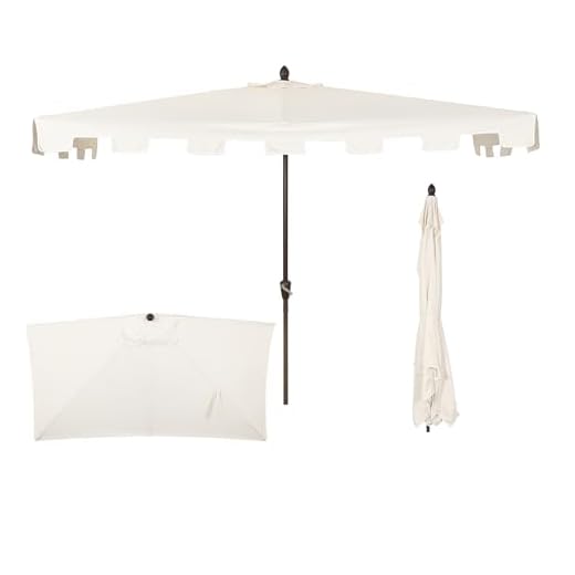 Sidney Coastal Cream Half Umbrella