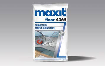4365 maxit mortero fino (Weber floor. floor 4365) - cemento-recrecido delgado, 25 kg