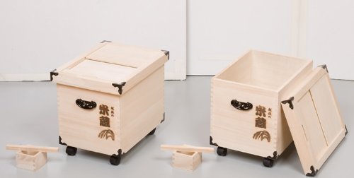 Amazon | 純和風 桐製 米びつ 「 米蔵 シリーズ 」 10kg用 GL-10（ 一