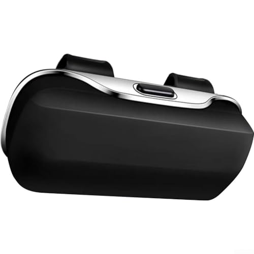 Zilimontt Support de lunettes de soleil pour pare-soleil de voiture, boîte de rangement de lunettes de voiture, support de lunettes de voiture, accessoires de visière de voiture, (noir)