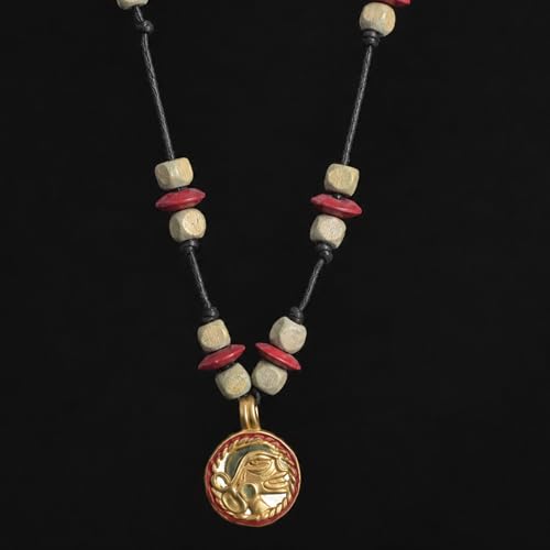 Image of AAKRITI ART CREATIONS Handcrafted Tribal Necklace Collection | Royal & Queen-Inspired Artisan Brass Statement Jewelry | Ethnic, Elegant & Regal Necklaces for Women
