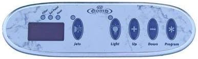 01560-345-5 Home 5 Button Upper Control Panel