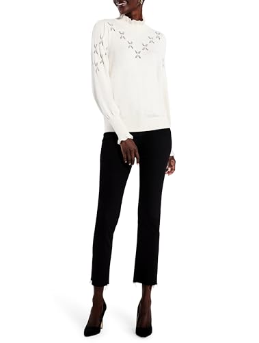 Image of NIC+ZOE Women's Pointelle Pip Sweater