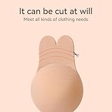 2Pairs Backless Bra,Sticky Invisible Adhesive Stick on Silicone Bra Boobtapes Push Up Boob Tit Tape Lift Backless Bras for Large Breasts Cover Women Strapless Nipple Pads Reusable Cleastrap Attractive - Image 6