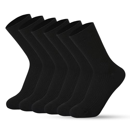 ] Unisex Natural Hemp Organic Cotton Socks, Comfy Breathable Casual Socks for Men & Women, 3 Pairs Crew Socks