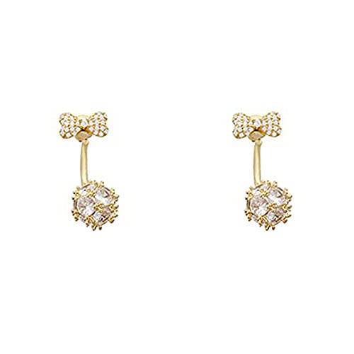 GOLD XIONG PADISHAN 5 Pairs Earrings Gold Rhinestones Pearl Elegant Set for Women Girls, Linear Long Tassels Aesthetic Earrings, Drop Dangle Earrings, Geometrical Stud Earrings, Butterfly Rhinestones Stud, Hoop Earrings Assorted Styles and Colors gol