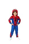 Blues Group Officially Licensed Spider-Man Kids Onesie - Marvel Nightwear for Boys - Superhero Zip-Up All-in-One - 6-8 Years