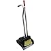 Unger Ergo Dustpan [with Broom] - Aluminum Handle - Black Silver Redhandle