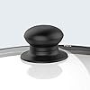 4 Pack Pot Lid Knobs,Sonku Universal Kitchen Cookware Lid Replacement Knobs Casserole Kettle Cover Glass Saucepan Lid Pot Holding Handles-Black #5