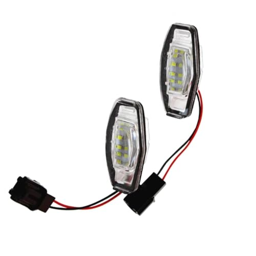 Conjunto de luces de matrícula traseras con acabado estanco para Acura TSX